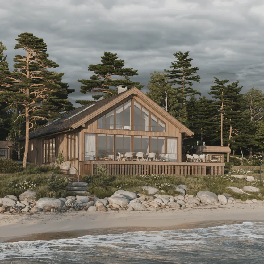 Image showcasing The Breathtaking Allure of Scandinavian Coastal Living Unveiled ...
