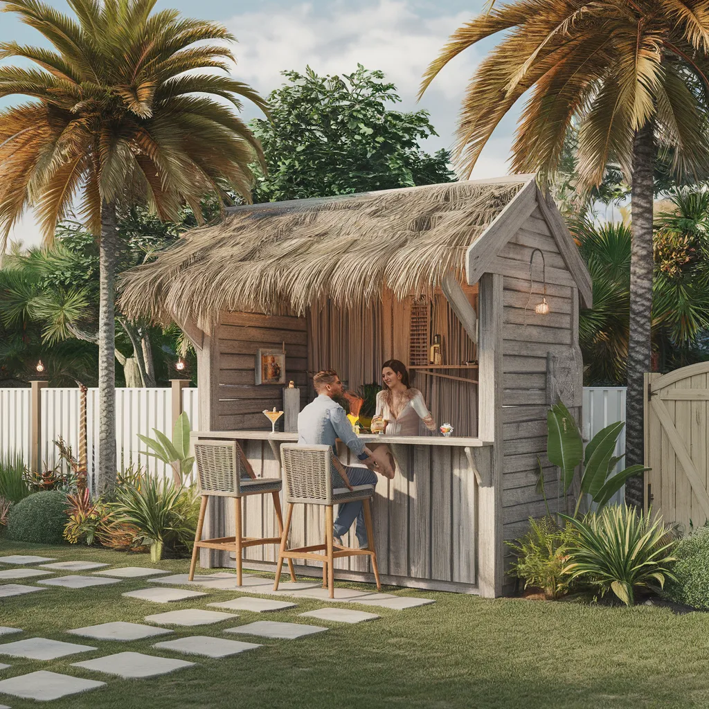 Transform Your Backyard into Paradise with a Beach Bar Shed