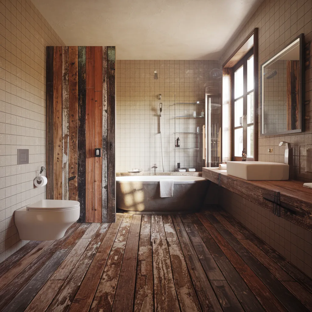 Sustainable Flooring Gems: Bathroom Style with Eco-Conscious Choices