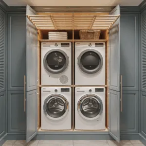 Helpful and Hidden Drying Racks That Can Transform Your Laundry Room