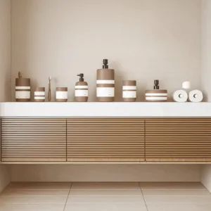 Elevating Interiors: The Artful Allure of Slatted Walls