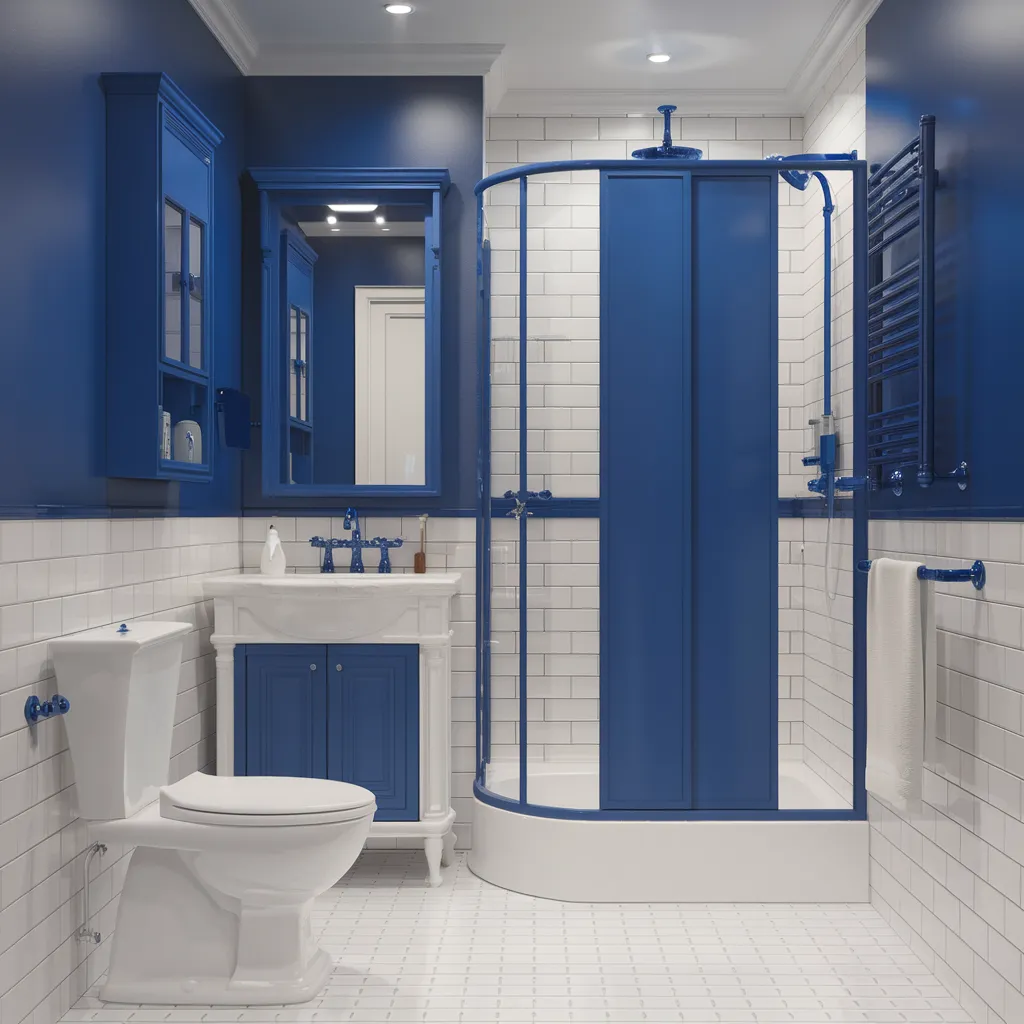 Unleash the Power of Color: Transforming Tiny Bathrooms
